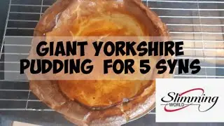 Giant Yorkshire pudding - 5 SYNS - Slimming World tutorial