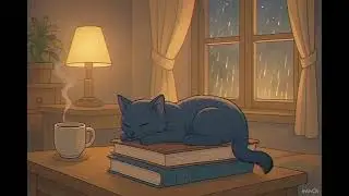 🎧 Title: Sleepy Lofi Cat &ndash; Rainy Night Chill Beats