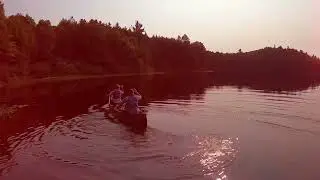 Algonquin park portaging hiking trip 