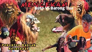 Perkelahian Buto Rewo-Rewo Vs Barongan Bikin Geger!! MWB Budan Pecekelan