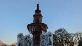 The Frozen dragons in Hanley Park - January 2025