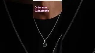 Varsha traditional jewellery oxidised silver Mendel locket necklace for men order now 9256258866