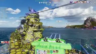 World of Warships: Full Round of T9 IJN Azuma (UYGLZ-Music: What If 