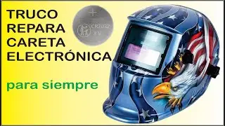 ✅ Upgrade de Careta Electrónica Reparación sin soldar 🔥 Batería CR2032