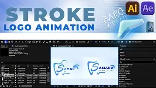 Logo Animation in AE & AI  Tutorial (Simple Logo animation)