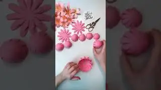 DIY Paper Peony, Paper Flowers, Digital SVG Templates, Easter Crafts, Easy Cricut Craft Idea