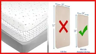 American Baby Company 100% Natural Cotton Value Jersey Knit Fitted Portable/Mini-Crib Sheet