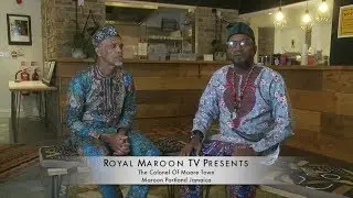 The Colonel of Moore Town Maroon Portland, Jamaica