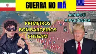 IRÃ HOJE 29/01 | Bombardeiros chegam a Diego Garcia, ACABOU A PACIÊNCIA!