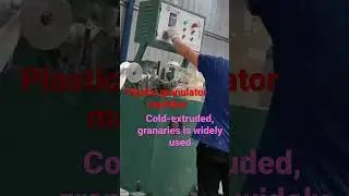 No need to heat and no emissions, and the energy consumption is low. #plastic#granulator #machine#PE