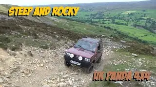 Британская Panda 4x4 &mdash; Фремингтон Эдж и Скала