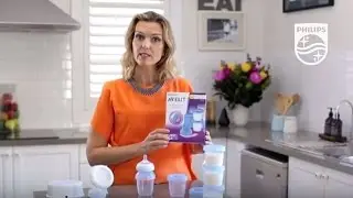 How to store milk in the AVENT Storage cup system | Philips | SCF612