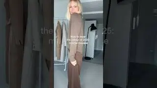 The colour of 2025: Mocha mousse and how to pair it. Shop here  