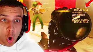 Reacting to 200 IQ MOVEMENT SNIPER on Warzone Rebirth Island!