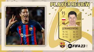 LEWANGOALSKI?? ⚽️ 91 LEWANDOWSKI PLAYER REVIEW! FIFA 23 ULTIMATE TEAM