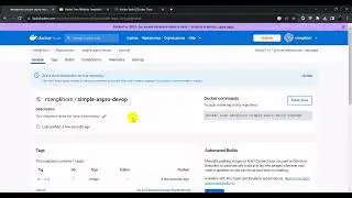 How to build image and push to docker hub