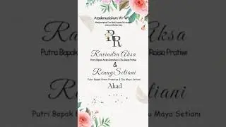Contoh Undangan Video dan Undangan Online Digital Undangan E-Invitation Pernikahan Story Of Love