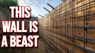 Building a Structural Concrete Retaining Wall &mdash; Full Rebar Layout