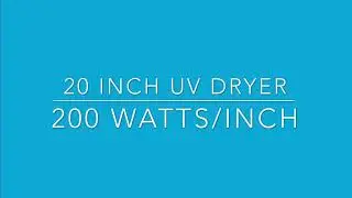 UV Dryer for spot uv