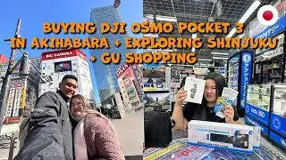 Tokyo Japan Day 4: Buying DJI Osmo Pocket 3 in Akihabara, Exploring Shinjuku, Yakiniku Like, GU
