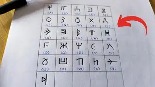How to write Wakanda Alphabets  - Remaster | Black Panther