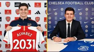 🔴𝗕𝗥𝗘𝗔𝗞𝗜𝗡𝗚: JULIAN ALVAREZ TO ARSENAL! 🕸 Harry Maguire to Chelsea! Gabriel Jesus to Italy!