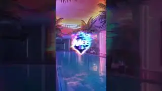 Neon Dreams: A Retro-Futuristic Vaporwave Visualiser #shorts #fyp #vaporwave #retrowave #nostalgia