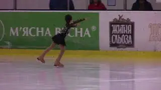 Kharkov Amateur Open Cup 2017 Ladies Novichok 5 FS Семишкур Алина