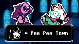 DELTARUNE with RANDOM TEXT made us LOSE our MINDS… (Chapter 4)
