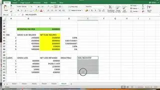 NON PROPORTIONAL REINSURANCE STANDALONE CALCULATION