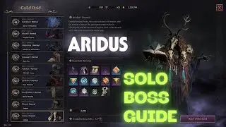 Throne and Liberty / Solo Boss Guild Aridus Level 50