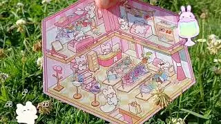 Cute bunny stickers 3D shop 😍🐰✨️かわいいウサギの3Dステッカーショップ #diy #sticker #kawaii #animals #bunny #beautiful
