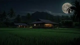 Nighttime Cricket Ambience ASMR | Relaxing Nature Sounds to Sleep, Study, or Meditate 🌙🎧