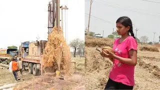 Borewell Drilling - 20 Hp water journey 540 Feet Deep Boring | New Tubewell drilling for farming