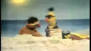 Bert en Ernie - Op het strand