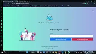 Design a user responsive admin signup page