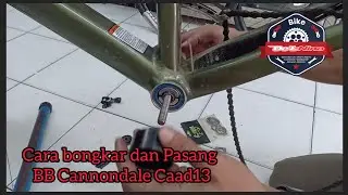 CARA MELEPAS CRANK CANNONDALE CAAD 13 DAN MEMASANG BB CANNONDALE CAAD 13 - UPGRADE BB CERAMIC C BEAR