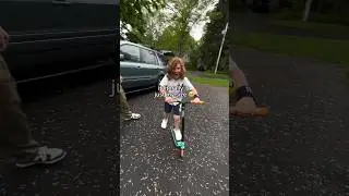 Giving away a free scooter! 💚🛴Ryan Orell #shorts #shortvideo #kindness #happy #scooter #giveaway
