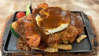 Hong Kong Style Western Food Combo at Madrid Cafe, at Sham Shui Po, Hong Kong ~by Elise's Interests 