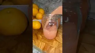 Pink grapefruit juice #freshsqueezed