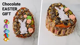 DIY Easter Egg Gift Idea | Egg Shaped Easter chocolate Gift Box