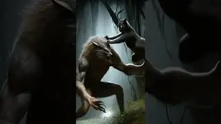 Cat Monster vs Wolf Monster | Epic Kung Fu Battle! #shortsfeed #video #ai #trending #shorts