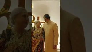 Jaya Bachchan SMILES & then poses with husband Amitabh Bachchan INSIDE Anant-Radhika's wedding