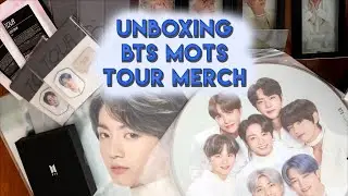 BTS MOTS Tour Merch Unboxing + SURPRISE | 방탄소년단