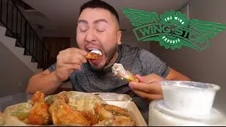 WINGSTOP MUKBANG (EXTREME smacking)
