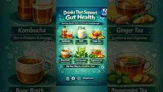 Drinks That Support Gut Health | What Actually Helps Your Digestion