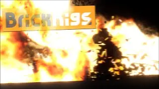 SUPER 8 Train crash Scene but poorly made in BrickRigs