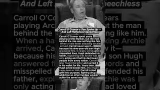 Carroll O&rsquo;Connor&rsquo;s Son Spoke Up &mdash; And Left Hollywood Speechless 😢📺#shortvideo