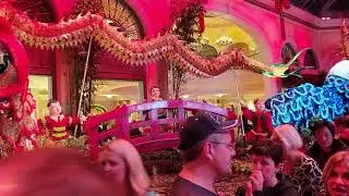 Belagio hotel Las Vegas Chinese year hallway is a magical show with unforgettable moments