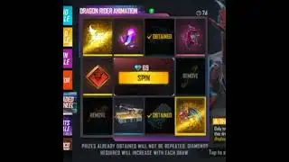 New Faded Wheel dragon animation one spin trick only 9💎 in garena free fire ||#short#youtube #viral